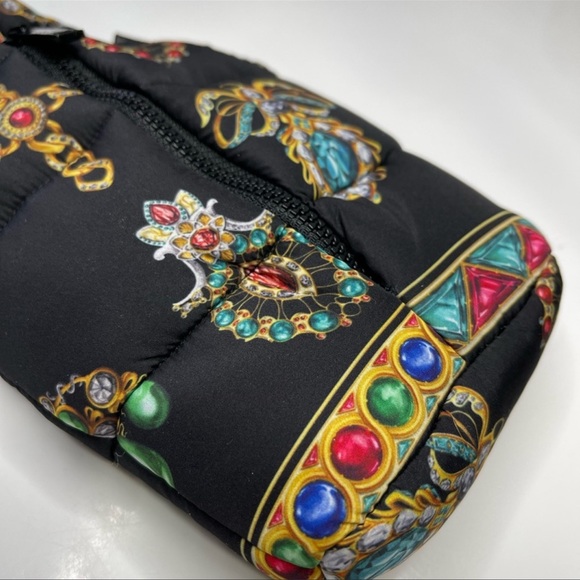 COPY - VERSACE Cell Phone Case in Black and Jewel Print Puffer Coat Design NWT - Picture 4 of 8